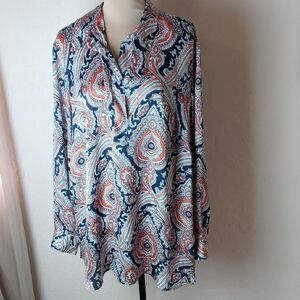 Michael Kors Multicolor Paisley Blouse